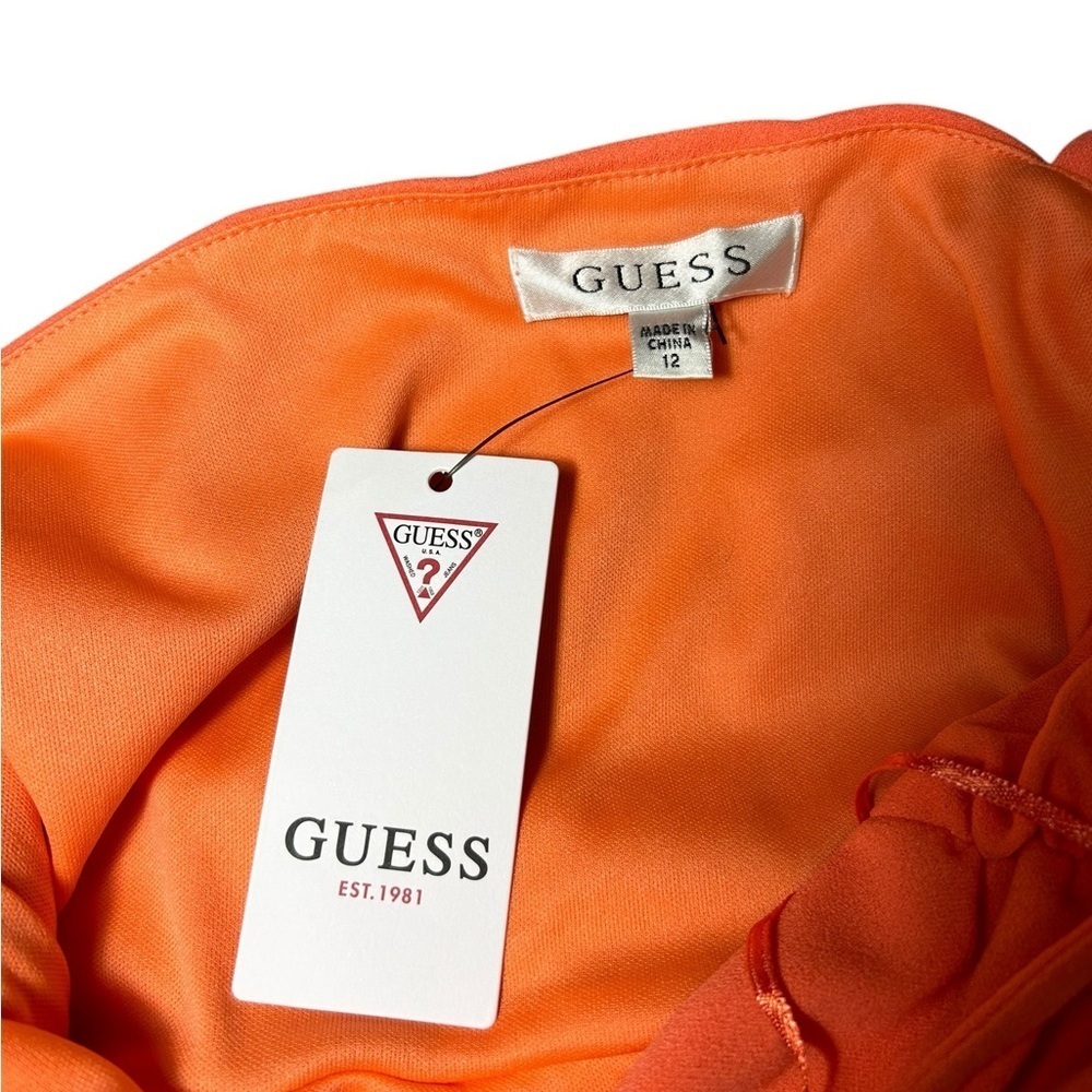 💃 Weekend Ready! GUESS Punch Rose Cutout Dress Size 12 🔥 - Picture 5 of 8